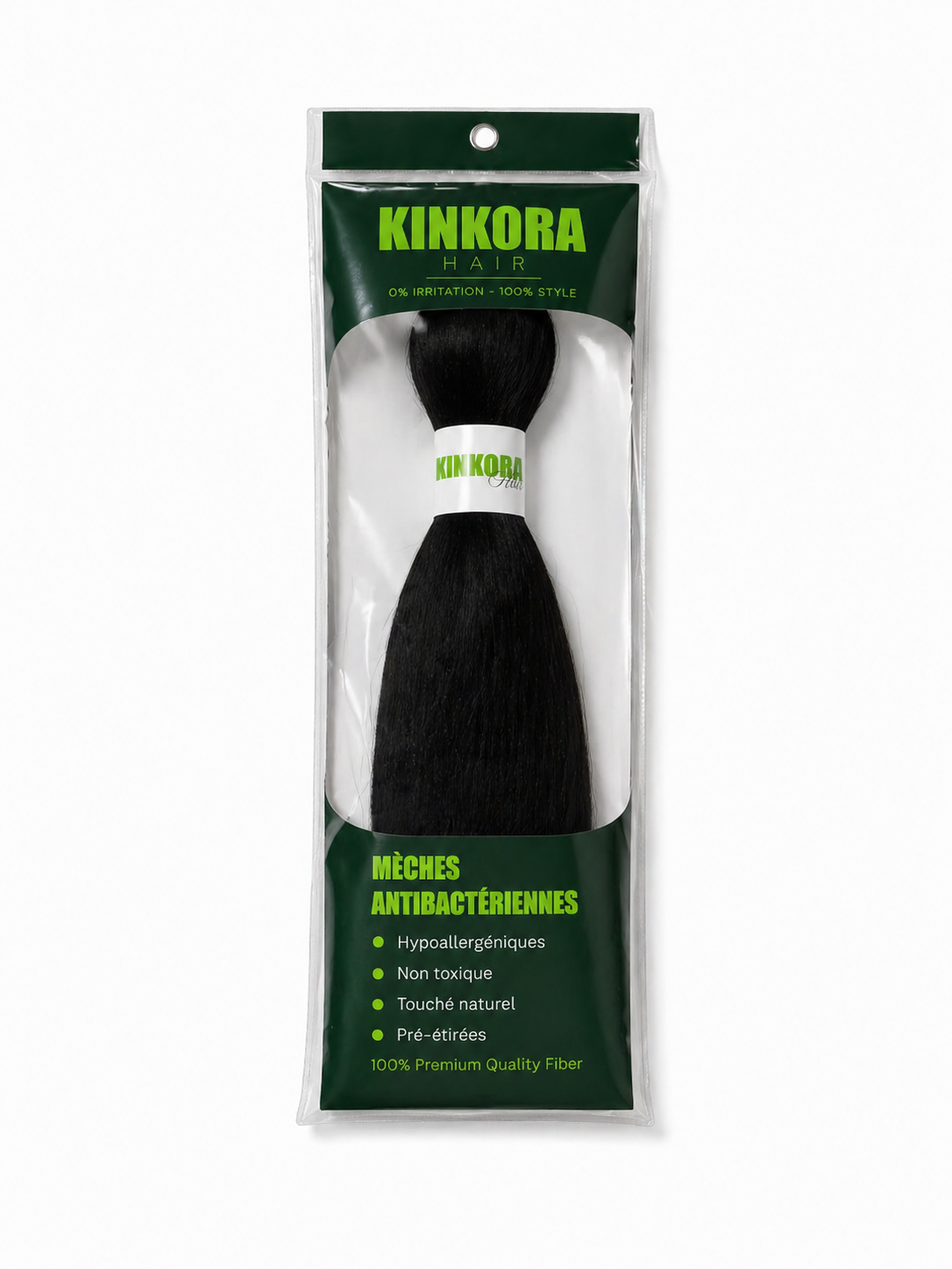 Braiding hair Kinkora Hair | Mèche Antibactérienne | Fibre Kanekalon | Sans Démangeaison